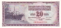 Yugoslavia From 1971 20 Dinara, 12. 8.1978